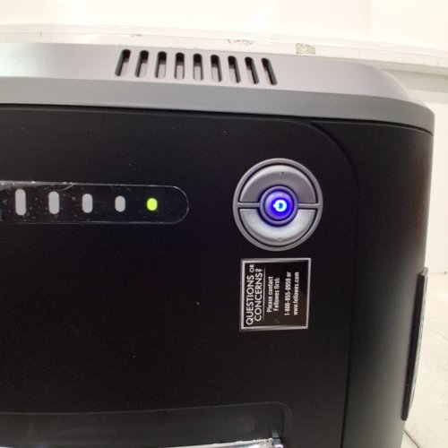 FELLOWES POWERSHRED 99CI JAM PROOF PAPER SHREDDER - 18 SHEETS AT ONCE - 9 GAL BIN - BLACK/SLIVER (MODEL: CRC32299) image 2