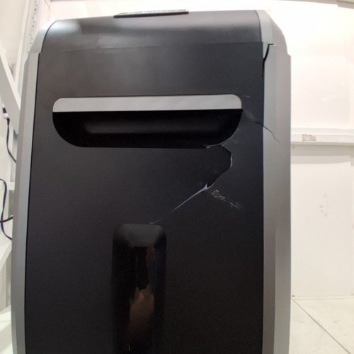 FELLOWES POWERSHRED 99CI JAM PROOF PAPER SHREDDER - 18 SHEETS AT ONCE - 9 GAL BIN - BLACK/SLIVER (MODEL: CRC32299) image 4