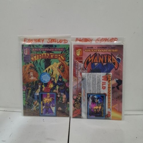 4 ASSTD ULTRAVERSE, HARRIS AND KITCHEN SINK COMIC BOOKS - PROJECT X #1, CAIN #1, MANTRA #1, STRANGERS #2 - VARIOUS AUTHORS image 3