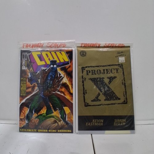 4 ASSTD ULTRAVERSE, HARRIS AND KITCHEN SINK COMIC BOOKS - PROJECT X #1, CAIN #1, MANTRA #1, STRANGERS #2 - VARIOUS AUTHORS image 4