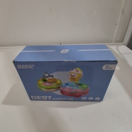 2PK DEERC REMOTE CONTROL RC BUMPER CAR TOY SET WITH 360° ROTATION - MULTICOLORED (MODEL: DE97) image 3
