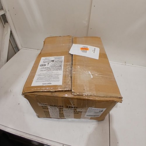 6PK AMAZON BASICS MOVING BLANKETS - 72" X 40" - BLACK/ORANGE image 3