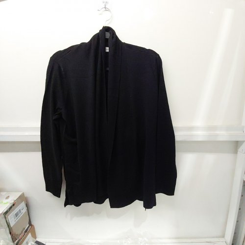 GERRY WEBER KNITTED LONG SLEEVE CARDIGAN - SIZE 10 / MEDIUM - BLACK (STYLE: 913003-57000) image 2