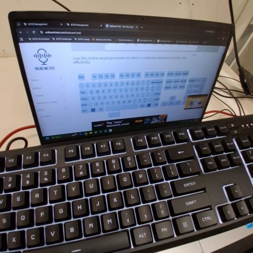 CORSAIR SKIFF 100 LED WIRED GAMING KEYBOARD - BLACK (MODEL: RGP0191) image 2