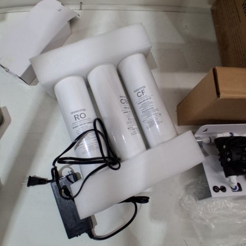 WATERDROP REMINERALIZATION REVERSE OSMOSIS WATER FILTRATION SYSTEM - 100 TO 240 V - 450GPD - 13.39" X 6.22" X 17.95" - WHITE (MODEL: WD-RT34-WMA) image 6