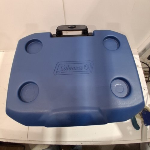 COLEMAN CHILLER COOLER WITH WHEELS - 60QT/57L - DARK BLUE/BLACK (MODEL: 2231508) image 5