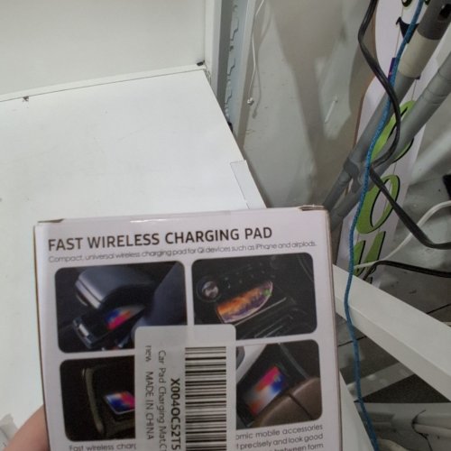 CAR ANTI-SLIP WIRELESS FAST CHARGING PAD - UNIVERSAL, 15W - BLACK (MODEL : C1PAD) image 2