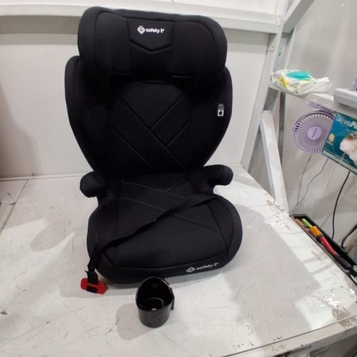 SAFETY 1ST GROWMATE 2-IN-1 BELT-POSITIONING BOOSTER CAR SEAT - 40–100LBS - HEXAGON HORIZON BLACK (MODEL: 22267CHHR) image 3