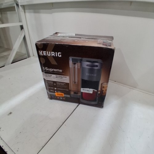 SINGLE SERVE COFFEE MAKER FOR K-CUP AND GROUNDS - 52OZ - BLACK (MODEL: KM802) image 7