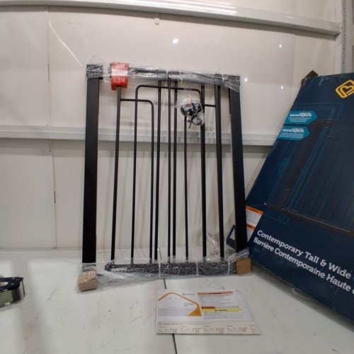 SAFETY 1ST CONTEMPORARY TALL & WIDE GATE WITH SECURETECH - 29"-47" X 36" - BLACK - (MODEL: GA176CBLKF2) image 2