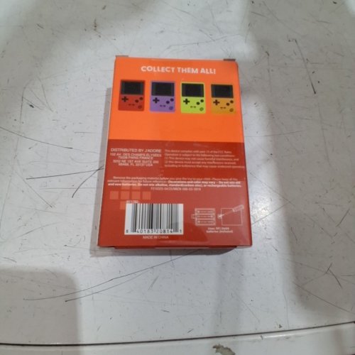 J'ADORE HANDHELD RETRO ARCADE CONSOLE - 100 GAMES - ORANGE (MODEL: 8517) image 3