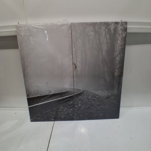 2PC WALL ART CANVAS PRINTS - BLACK AND GRAY image 2