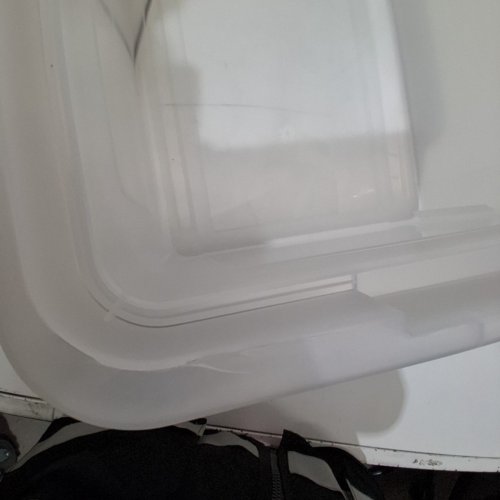 IRIS USA STACKABLE PLASTIC FILE ORGANIZER BOXES WITH SECURE LATCHING LIDS - 33 L - CLEAR (MODEL: FB-21E) image 3