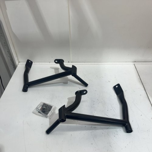 2PC HCMOTRKU MOTORCYCLE SADDLEBAG MOUNTING BRACKETS - FOR 2009+ROAD KING FLHR - BLACK (MODEL: TH032501) image 3
