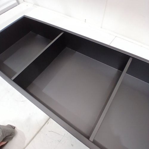GARVEE 3-TIER STAINLESS STEEL SHOWER NICHE - 12" X 36" - BLACK (MODEL: PTH_333DNH8U) image 3
