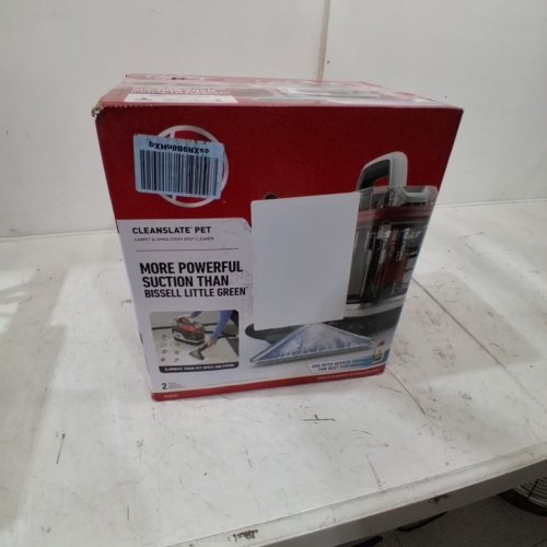 HOOVER CLEANSLATE PORTABLE CARPET & UPHOLSTERY SPOT CLEANER & STAIN REMOVER - 40OZ DUAL TANKS - RED/GREY (MODEL: FH14001VCD) image 8