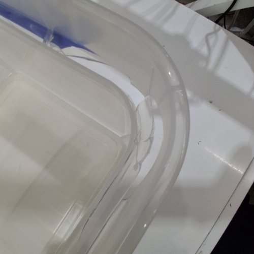 BANKERSBOX HEAVY DUTY PLASTIC FILE STORAGE BOX - CLEAR/BLUE (MODEL: ‎0086205) image 3