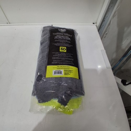 30PK AUTO DRIVE EDGELESS MICROFIBER CLEANING TOWELS - 14" X 14" - ASSORTED image 2