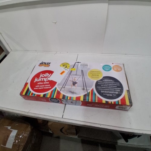 JOLLY JUMPER ELITE BABY EXERCISER - 6FT STAND - 28LB CAP - GREY image 4