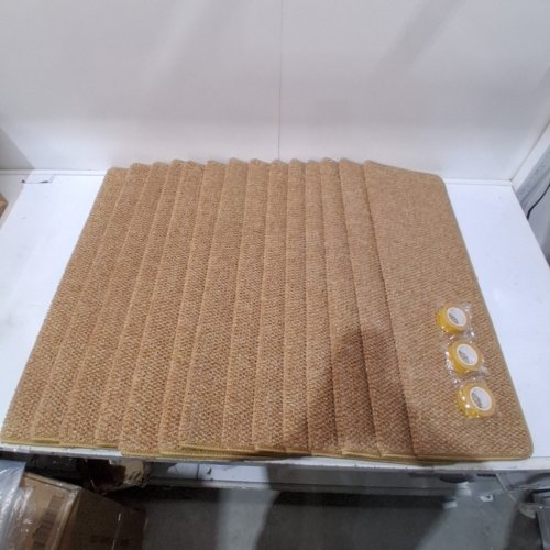 14PK ROUNDED BULLNOSE STAIR TREADS - 9.44" X 29.5"X 1.9" - BEIGE image 2