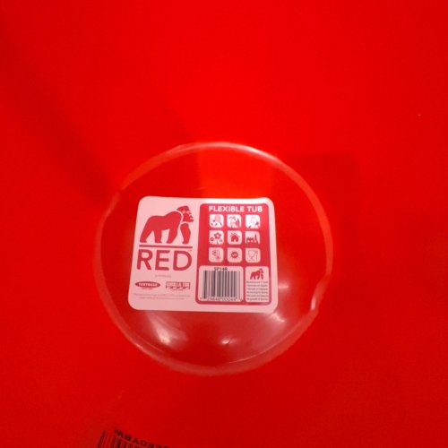 RED TUBTRUGS GORILLA FLEXIBLE MULTI-USE BUCKET TUB - 14L - RED ((MODEL: SP14R) image 3