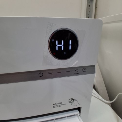 DREO SMART WALL-MOUNTED SPACE HEATER - WORKS WITH AMAZON ALEXA/GOOGLE HOME - 120° VERTICAL OSCILLATION - 24H TIMER - 1500W - WHITE (MODEL: DR-HSH009S) image 2