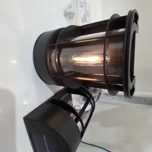 6PK BTFARM SOLAR WALL AND FENCE LIGHTS - BLACK/WARM WHITE image 2