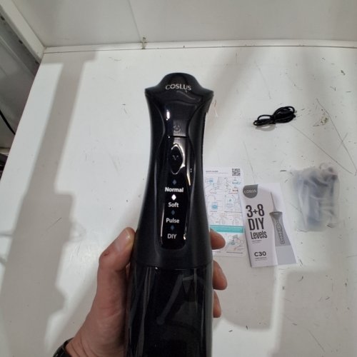 COSLUS ORAL IRRIGATOR WATER FLOSSER WITH 4 HEADS & 4 MODES- 300ML - BLACK (MODEL: C30) image 2