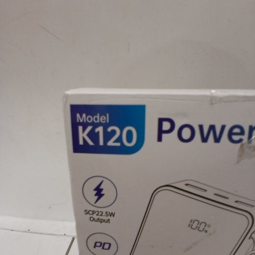 MULTI PLUG PORTABLE POWER BANK DEVICE CHARGER, 22.5W FAST CHARGING BATTERY PACK - 30,000 MAH - BLACK (MODEL: K120) image 2