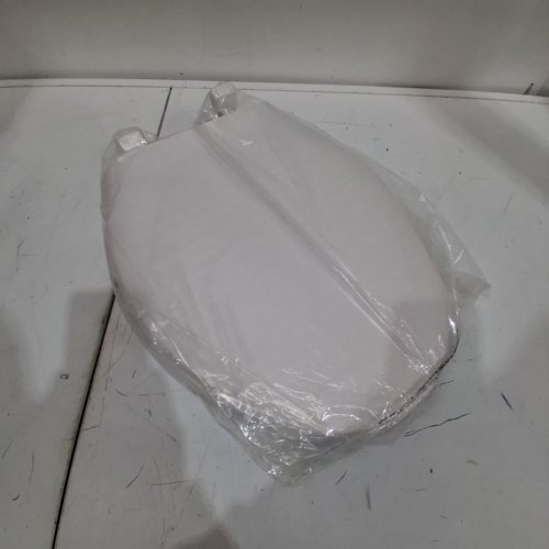 CENTOCO HEAVY DUTY MOLDED PLATIC ELONGATED TOILET SEAT - 17.5" - WHITE (MODEL: DS1600-001) image 2