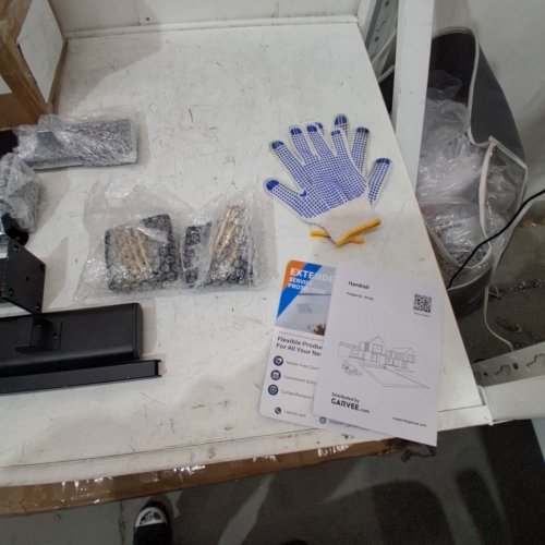 2PK GARVEE OUTDOOR 4-STEP HANDRAIL RAILING KIT - BLACK (MODEL: PHO_11J9MZ98) image 6