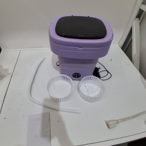 MINI FOLDING WASHING MACHINE - 6.5L - PURPLE image 3