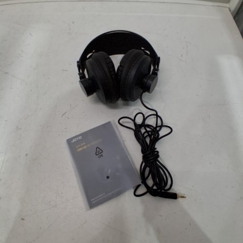 JOYO STUDIO WIRED HEADPHONES WITH AUX ADAPTER - BLACK - (MODEL: JMH-02) image 2