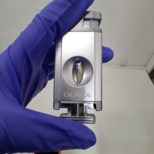 CIGAROL TRIPLE TORCH JET LIGHTER WITH V-CUT - SILVER (MODEL: WLLT-0094-1) image 5
