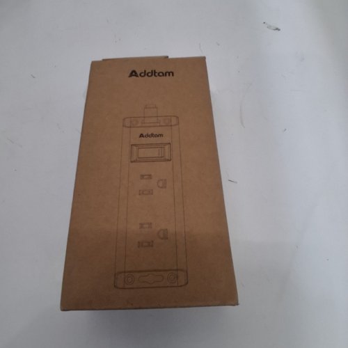 ADDTAM FLAT PLUG MINI POWER BAR WITH 6 OUTLETS - 5FT - WHITE (MODEL: AD308) image 4
