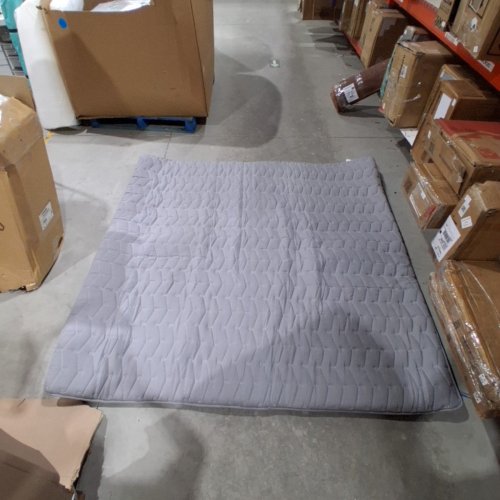 CEEKLiYBEAR PREMIUM FOAM MATTRESS TOPPER - 80" X 78" - GRAY image 3