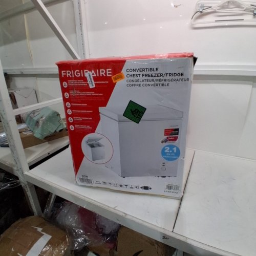 FRIGIDAIRE 2.1 CU.FT CHEST FREEZER/REFRIGERATOR - WHITE (MODEL: EFRF200) image 8