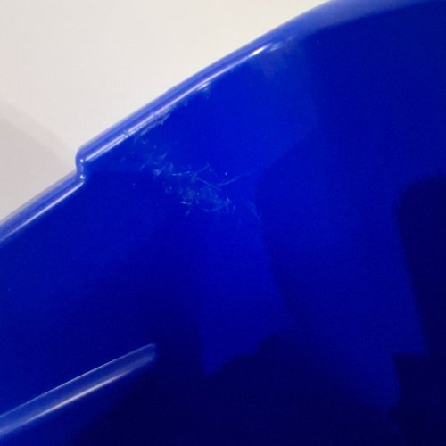 RUBBERMAID GARAGE FASTTRACK RECYCLING BIN, 50LB CAP - 18GAL - BLUE (MODEL:2180939) image 3