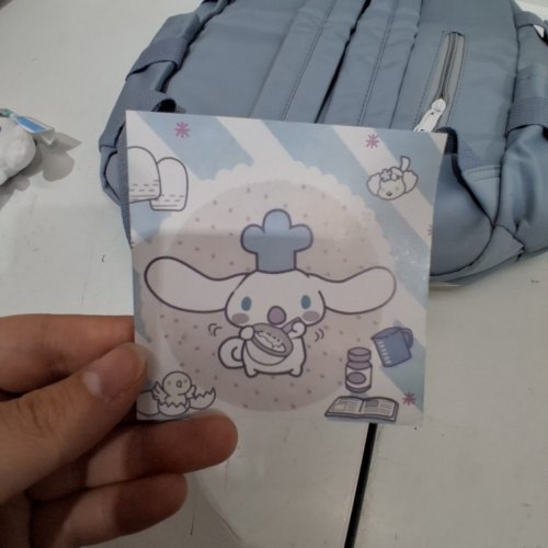 CINNAMOROLL CHARACTER BACKPACK - BLUE AND CREAM image 6