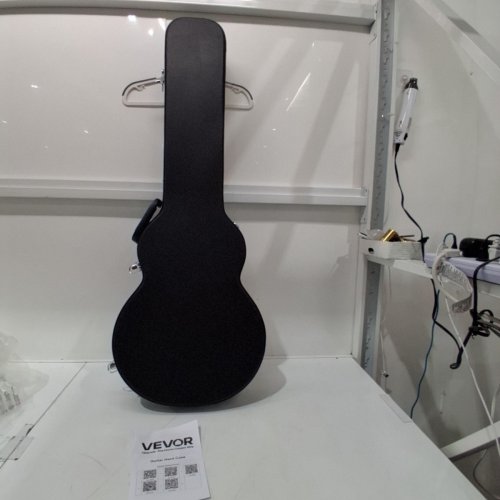 ACOUSTIC GOURD-SHAPED GUITAR HARD CASE - 43" - BLACK (MODEL: HL-41A) image 2