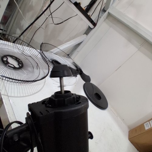 MAINSTAYS 3-SPEED STATIONARY/OSCILLATING TABLE FAN - 12" - BLACK (MODEL: TF3-30E) image 2