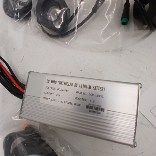 ELECTRIC BICYCLE DC MOTOR CONTROLLER FOR 500W GEARED UPGRADE WITH ENHANCED PERFORMANCE & GD01 PANEL- 36 V/18 V, 22A image 2