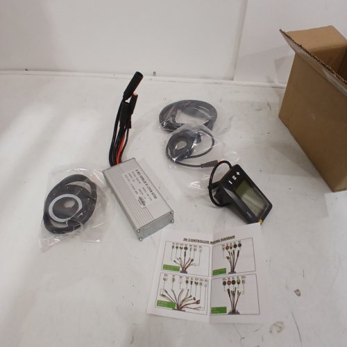 ELECTRIC BICYCLE DC MOTOR CONTROLLER FOR 500W GEARED UPGRADE WITH ENHANCED PERFORMANCE & GD01 PANEL- 36 V/18 V, 22A image 3