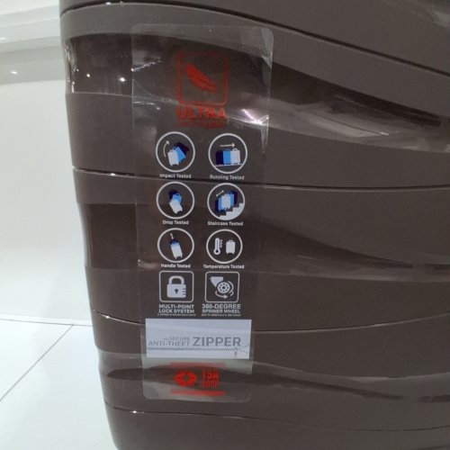 JOYWAY SPINNER SUITCASE WITH LOCK - 20" - DARK BROWN image 2