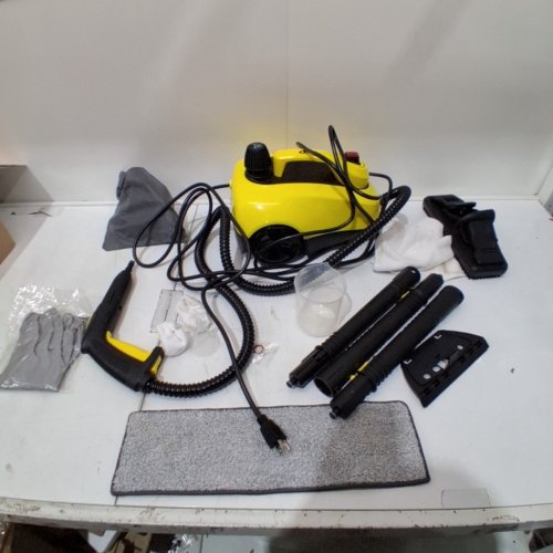TVD STEAM CLEANER HEAVY DUTY CANISTER STEAMER WITH 26 ACCESSORIES STEAM MOP - YELLOW (MODEL: SW608-A) image 3