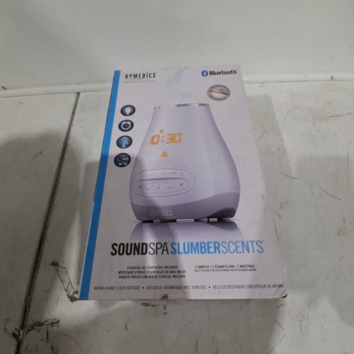 HOMEDICS SOUNDSCAPES SLUMBER ACCENTS AROMATHERAPY DIFFUSER WITH ALARM CLOCK (MODEL: SS-A450) image 2