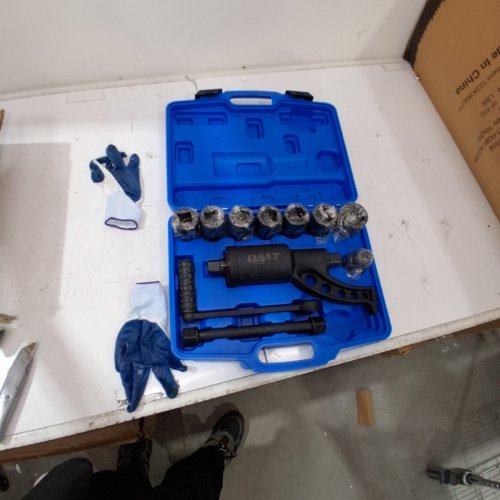 OMT HEAVY DUTY TORQUE MULTIPLIER WRENCH KIT SOCKET LUG NUT REMOVER - BLUE / BLACK image 2
