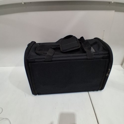 SOFT-SIDED FOLDABLE PET CARRIER - 18" X 12.5" X 12" - BLACK image 3