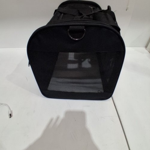 SOFT-SIDED FOLDABLE PET CARRIER - 18" X 12.5" X 12" - BLACK image 4