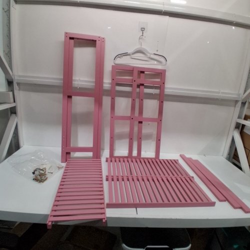 SMIBUY BATHROOM OVER TOILET STORAGE SHELF - 67" X 10.2" X 24.8" - PINK (MODEL:SBOTRPK01) image 4